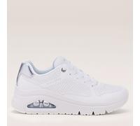 Skechers Uno Icon Idolized Air Leather Trainers BLACK SIZE 3 1/2