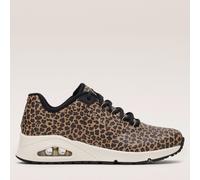 Skechers Uno Kat-Neato Trainer LEOPARD SIZE 3