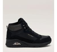 Skechers Uno Lace-Up Trainers BLACK SIZE 3