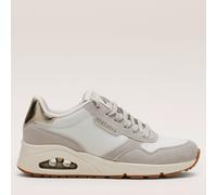 Skechers Uno Lace Upper Trainers OFF WHITE SIZE 4