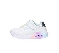 Skechers Uno Lite 2.0 Vivid Metallic Sneaker, White, 13 UK Child