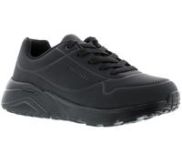 Skechers Boy's Uno Lite-delodox Sneaker, Black Synthetic Trim L, 11 UK