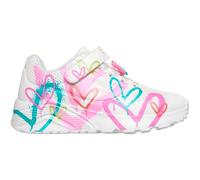 Skechers Uno Lite Heart Status Trainers White EU 27 Girl