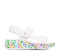 Skechers Uno Lite Sandal Sunny Love, Kids Sandals, White Multicoloured Neon, 6 UK