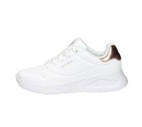 Skechers Uno Lite Shimmer Womens White Trainer - Size 6 UK - White