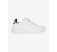 Skechers Girl's Uno Lite Trainers, White Synthetic/Trim, 9.5 UK Child
