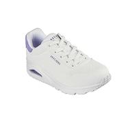 Skechers Uno Pop Back Lace-Up Trainers White