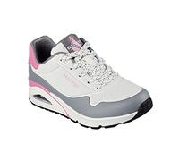 Skechers Uno Pop Color Fun! Women's Trainers (White/Gray, Numeric_36_Point_5)