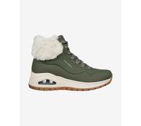 Skechers Women's UNO Rugged Sneaker, Olive, 4.5 UK