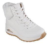 Skechers Uno Rugged Fall AIr Womens Air Trainers Zip Up Boots White Size UK 4-8