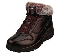 Skechers Uno Rugged Fiesty Winter Womens Fashion Boots in Burgundy - 5 UK