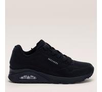Skechers Uno Shiny Scale Lace-Up Trainer BLACK SIZE 3 1/2