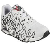 Skechers Uno Spread The Love Women's Sneaker Sports Shoes #Lovewall 155507-WRPK