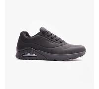 Skechers UNO - STAND ON AIR MENS Mens Casual Lace-Up Trainers-Black Knit