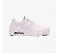 Skechers Men's Uno Stand on Air Sneaker, White Durabuck Mesh, 10 UK