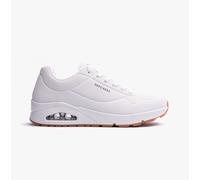 Skechers UNO Stand ON AIR Mens PU Lace-Up Memory Foam White Casual Trainers