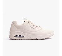 Skechers Men's Uno Stand on Air Sneaker, Off White Durabuck Mesh, 10.5 UK