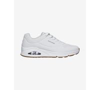 Skechers Men's Uno Stand on Air Sneaker, White Durabuck Trim, 9.5 UK