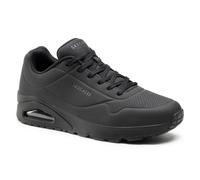 Skechers Men's Sneaker Uno Stand on Air - Black Durabuck Trim - UK 7