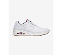 Skechers Uno - Stand On Air Trainers White Red - 45