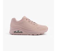 Skechers UNO - STAND ON AIR Womens Casual Lace-Up Trainers-Light Mauve