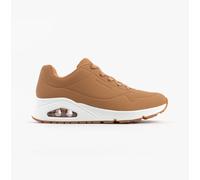 Skechers UNO - STAND ON AIR Womens Casual Lace-Up Trainers-Tan