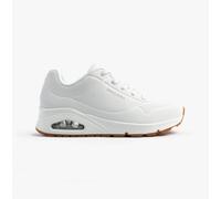 Skechers Women's Uno Stand on Air Sneaker, White Synthetic Trim, 6 UK