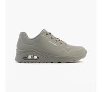 Women's Skechers UNO - STAND ON AIR Womens Trainers Grey/Light Blue - Size: 4.5