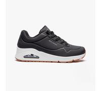 Skechers Women's Uno Stand on Air Sneaker, Black Durabuck, 6 UK