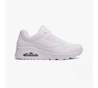 Skechers 73690/W UNO Womens Lace-Up Trainers White - UK 5
