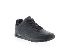 Skechers Uno - Tailored Air 183007-BBK Mens Black Lifestyle Trainers Shoes