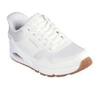 Skechers Slip-On Trainers Uno Banksia White Synthetic/Textile Women's Size 3