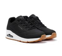 Skechers Uno Women's Black/White Trainers UK 4