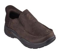 Skechers USA Men's Arch Fit Motley-Milo Moccasin, Cocoa, 8 X-Wide