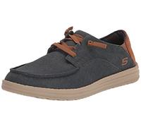 Skechers USA Men's Melson-Planon Moccasin, NVY, 7 X-Wide