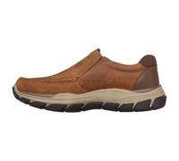 Skechers Mens Relaxed Fit Respected Catel Trainers - Brown - UK 10