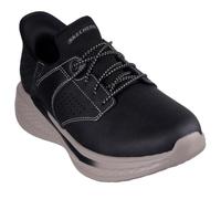 Skechers USA Men's Men's Slade-Macklin Sneaker, Black/Tan, 8 UK