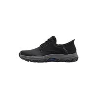 Skechers Men's Slip-ins: Respected - Garville Shoes in Black, Size 9.5 | Leather/Textile