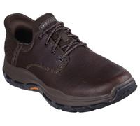 Skechers USA Men's Respected-Garrett Loafer, Red/Brown, 8 UK