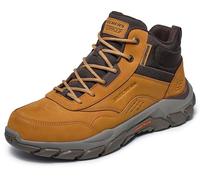 Skechers USA Men's Santoro Men's Cannon Boots | Casual, Waterproof, Relaxed Fit, Air-Cooled Memory Foam, Goodyear Rubber Outsole