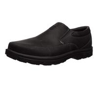 Skechers Men's Segment- The Search Slip On Loafer, Black Leather, 9 D (M)