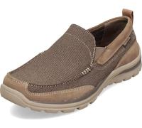 Skechers USA Men's Superior Milford Slip-On Loafer, Light Brown, 10.5 UK
