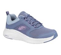 Skechers Vapor Foam Textile Womens Slate/Pink Trainers - Blue - Size UK 4