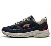 Skechers Verketta Men's Memory Foam Trainers Size: 12 Colour : Navy / Grey / Red