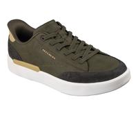Skechers Men's VERLOMA Radical Trainers, Olive Synthetic/Suede, 10 UK