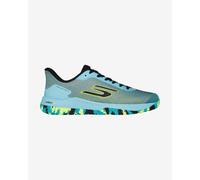 Skechers Men's Viper Court Pro 2.0 Trainers, Aqua Syntehtic/Textile/Multi Trim, 9.5 UK