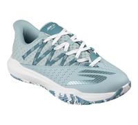 Skechers Women's Relaxed Fit: Viper Court Rally Sneaker in Sage, Size 5 | Leather/Synthetic/Textile