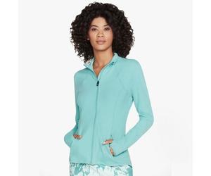 Skechers W03JA158/TURQ GOFLEX MESH Womens Nylon Jacket Turquoise - Small