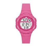 Skechers Watch For Women, Digital Movement With Silicone, Polyurethene, Leather Or Stainless Steel Strap, Pink and white, 42MM