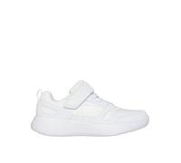 Skechers Wave 92 Sparkle Mesh Trainer, White, Size 2 Older White